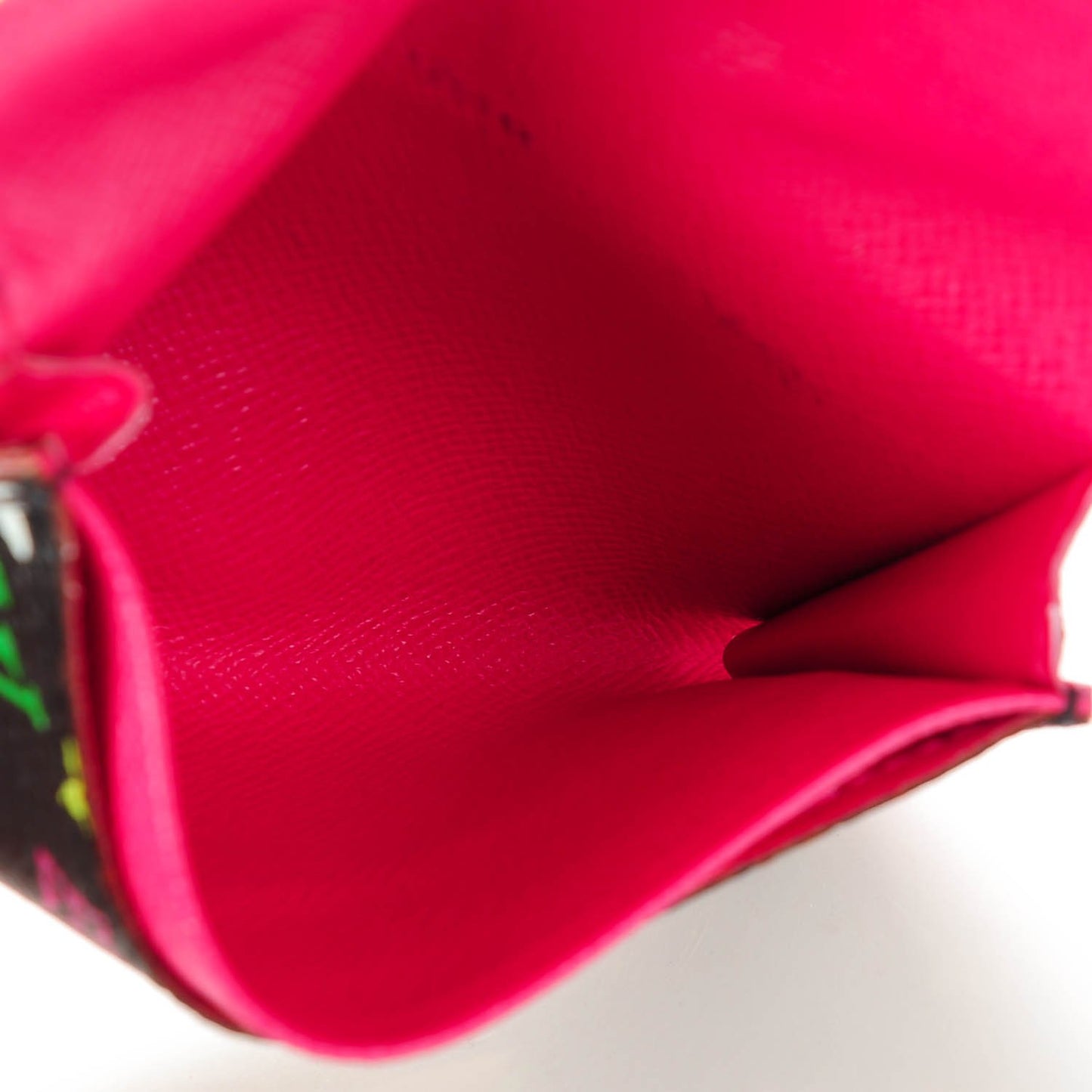 Monogram Multicolor Business Card Holder Black Grenade