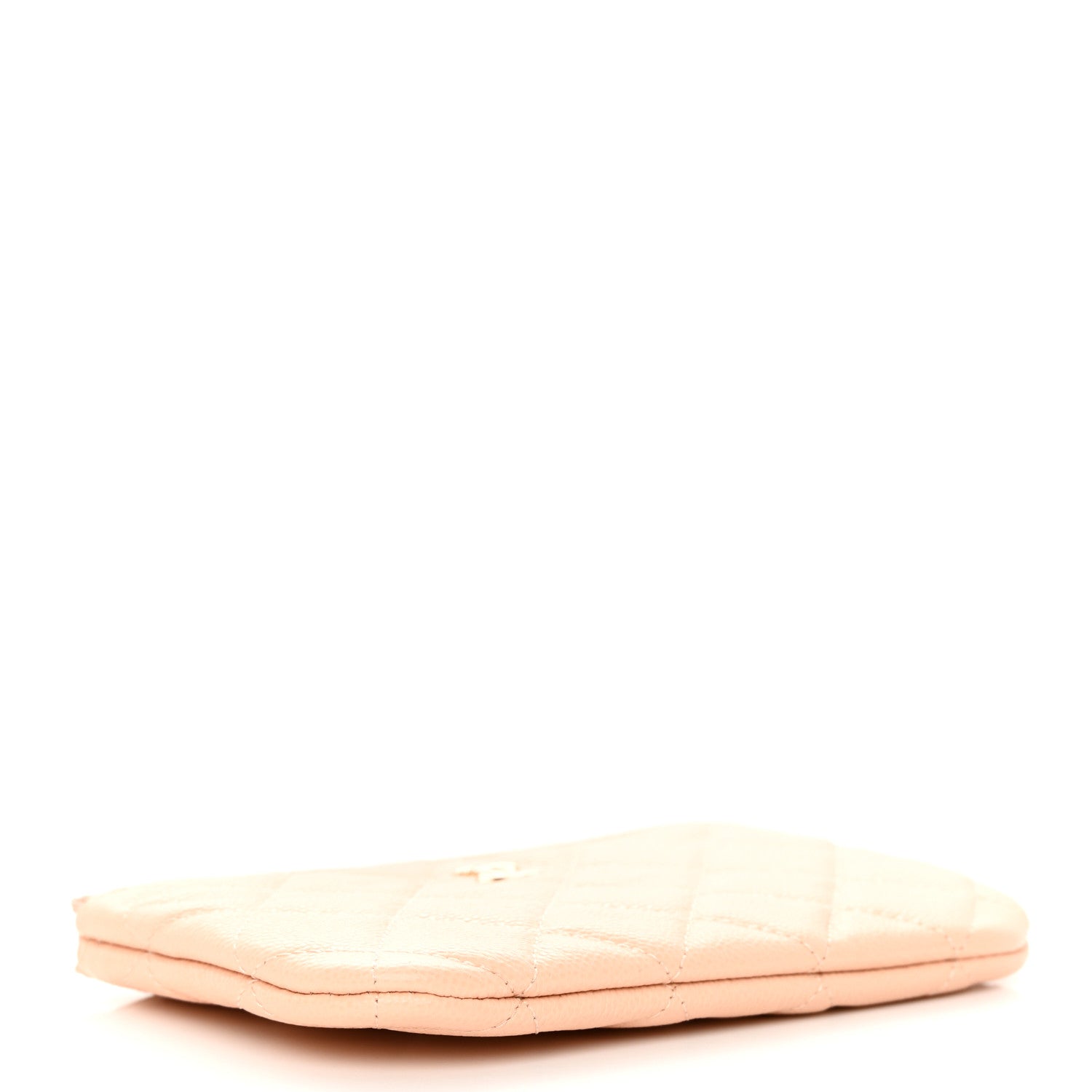 Chanel Caviar Quilted Small Cosmetic Case Light Beige 4 of 8