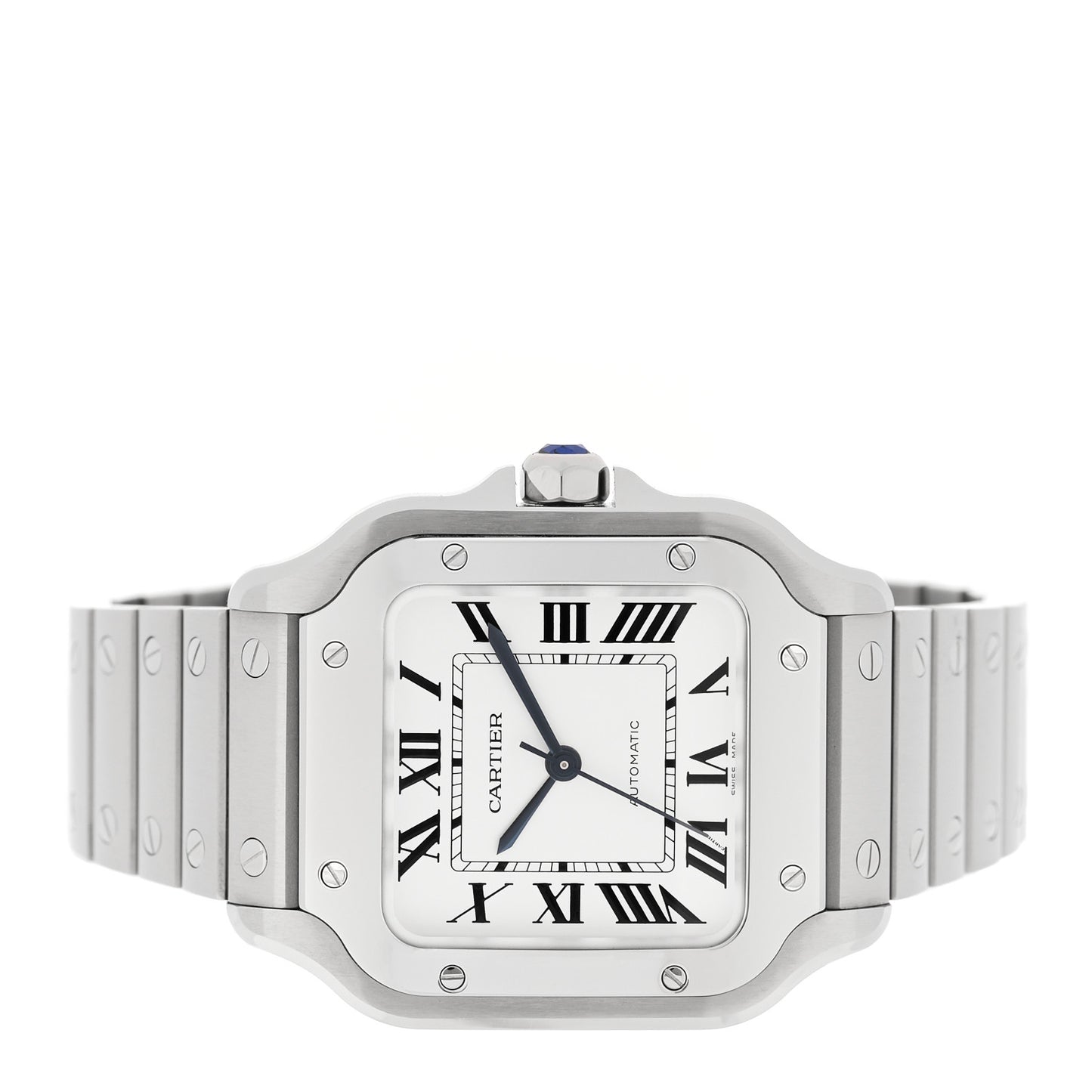 Stainless Steel 35mm Santos de Cartier Automatic Watch
