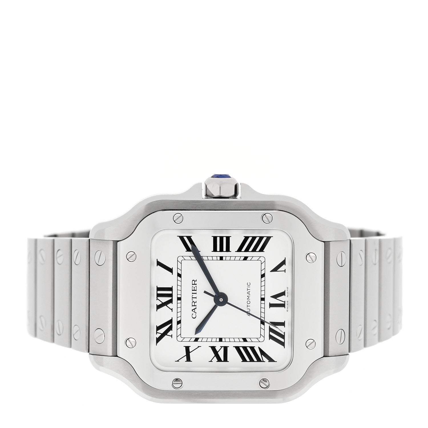 Cartier Stainless Steel 35mm Santos de Cartier Automatic Watch 2 of 5