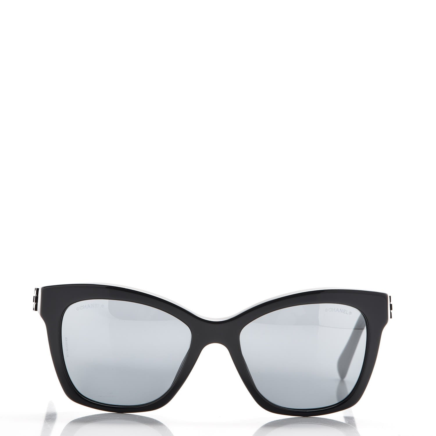 Chanel CC Butterfly Signature Sunglasses 5313 Black 4 of 8