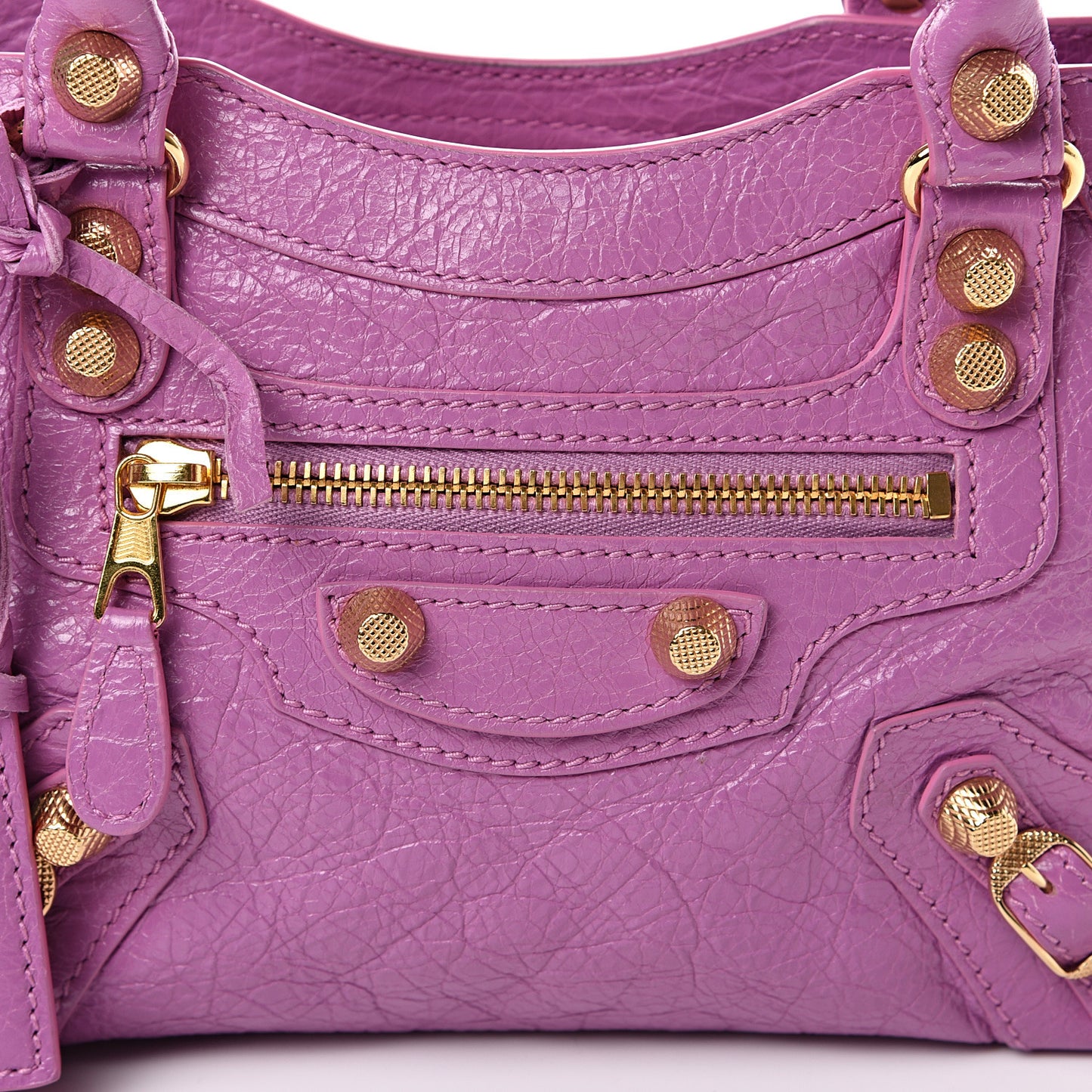 Agneau Giant 12 Gold Hardware Mini City Rose Berlingot