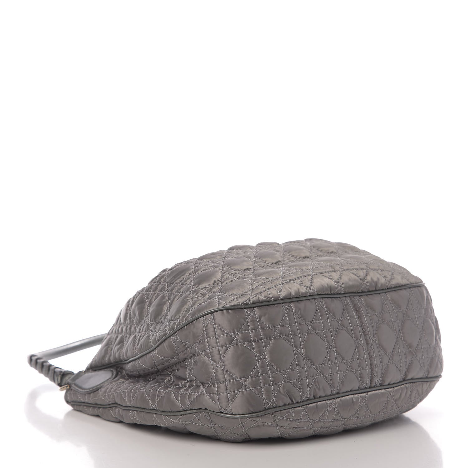 Christian Dior Satin Cannage Charming Hobo Grey 4 of 11