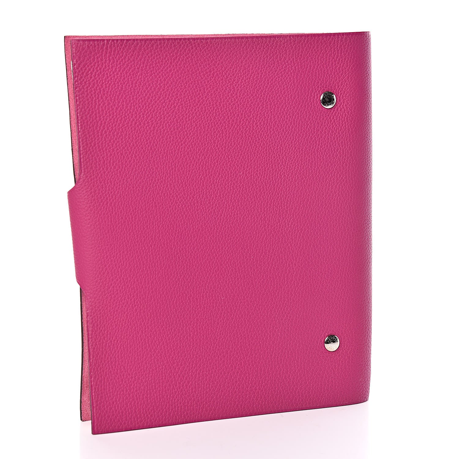 Hermes Togo Ulysse MM Notebook Cover Rose Pourpre 3 of 8