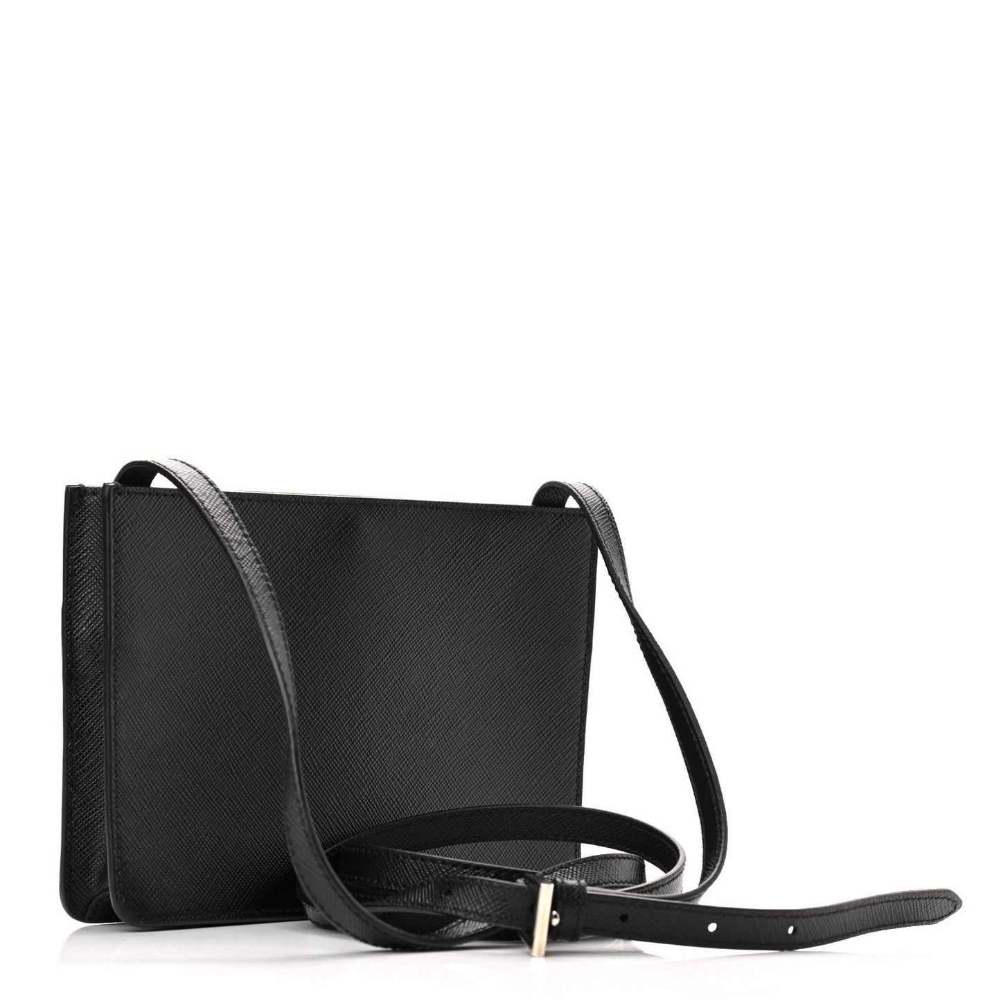 Saffiano Crossbody Bag Black