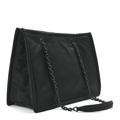 Prada Tessuto Nylon Chain Tote Black 3 of 11