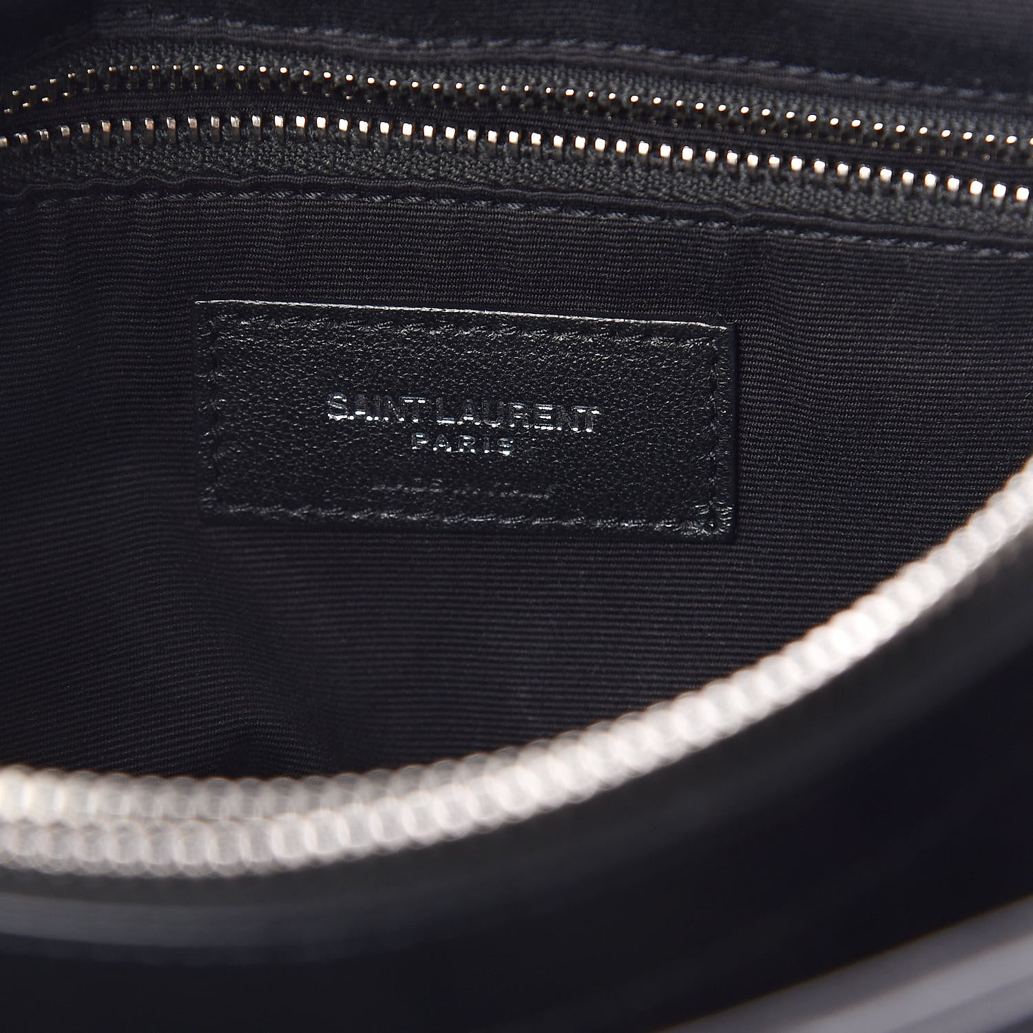 Saint Laurent Calfskin Y Quilted Monogram Medium Loulou Chain Satchel Black 6 of 9