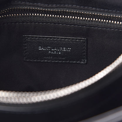 Saint Laurent Calfskin Y Quilted Monogram Medium Loulou Chain Satchel Black 6 of 9