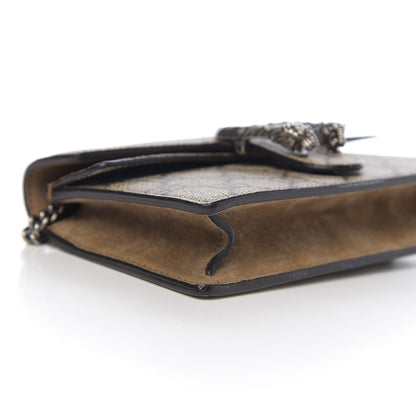 Gucci GG Supreme Monogram Super Mini Dionysus Shoulder Bag Taupe 6 of 9