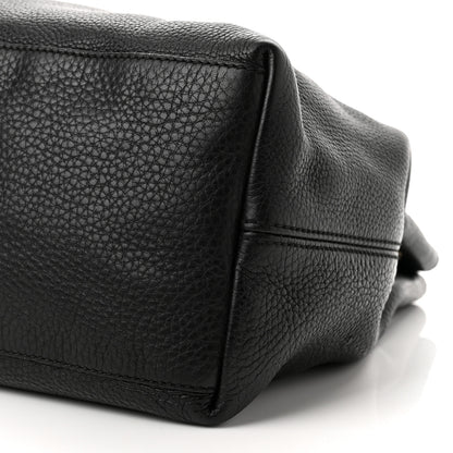 Gucci Pebbled Calfskin Medium Soho Chain Shoulder Bag Black 10 of 11