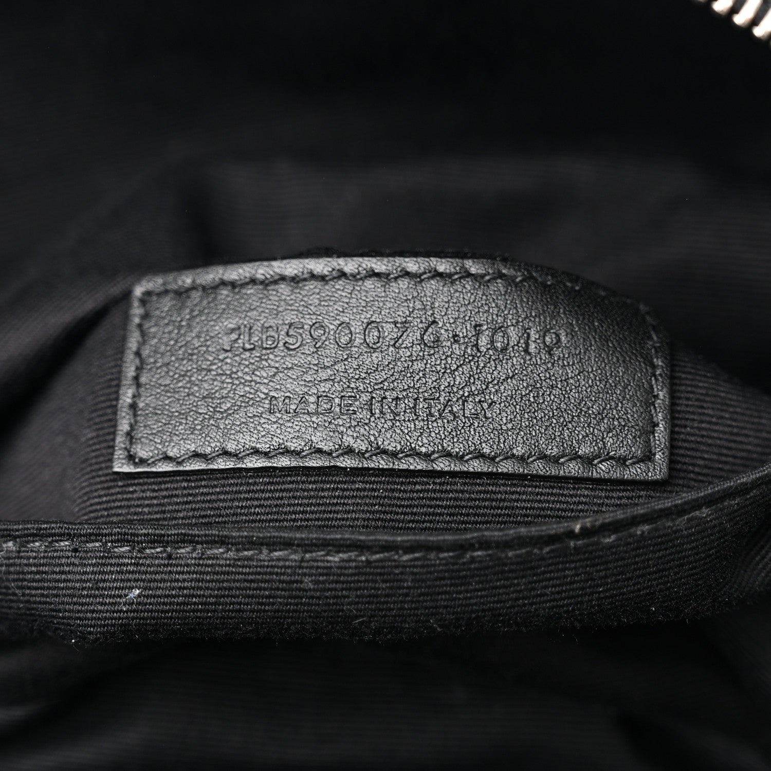 Saint Laurent Calfskin Monogram Belt Bag Black 7 of 12