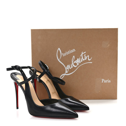 Christian Louboutin Kid Jenlove 100 Pumps 38 Black 8 of 8