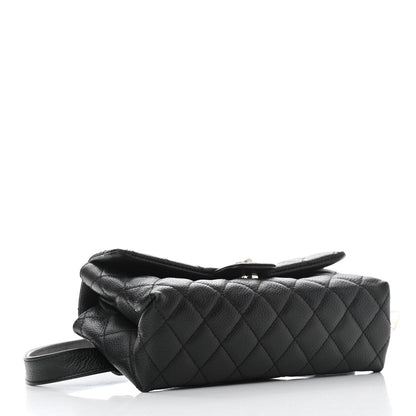 Chanel Grained Calfskin Quilted 2.55 Reissue Flap Belt Bag Clutch Black 4 of 12