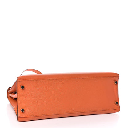 Hermes Epsom Kelly Sellier 32 Orange 4 of 10
