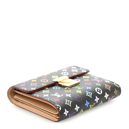 Louis Vuitton Monogram Multicolor Koala Wallet Black 4 of 10