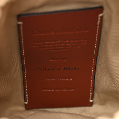 Chloe Raffia Calfskin Small Woody Basket Bag Brown 7 of 9