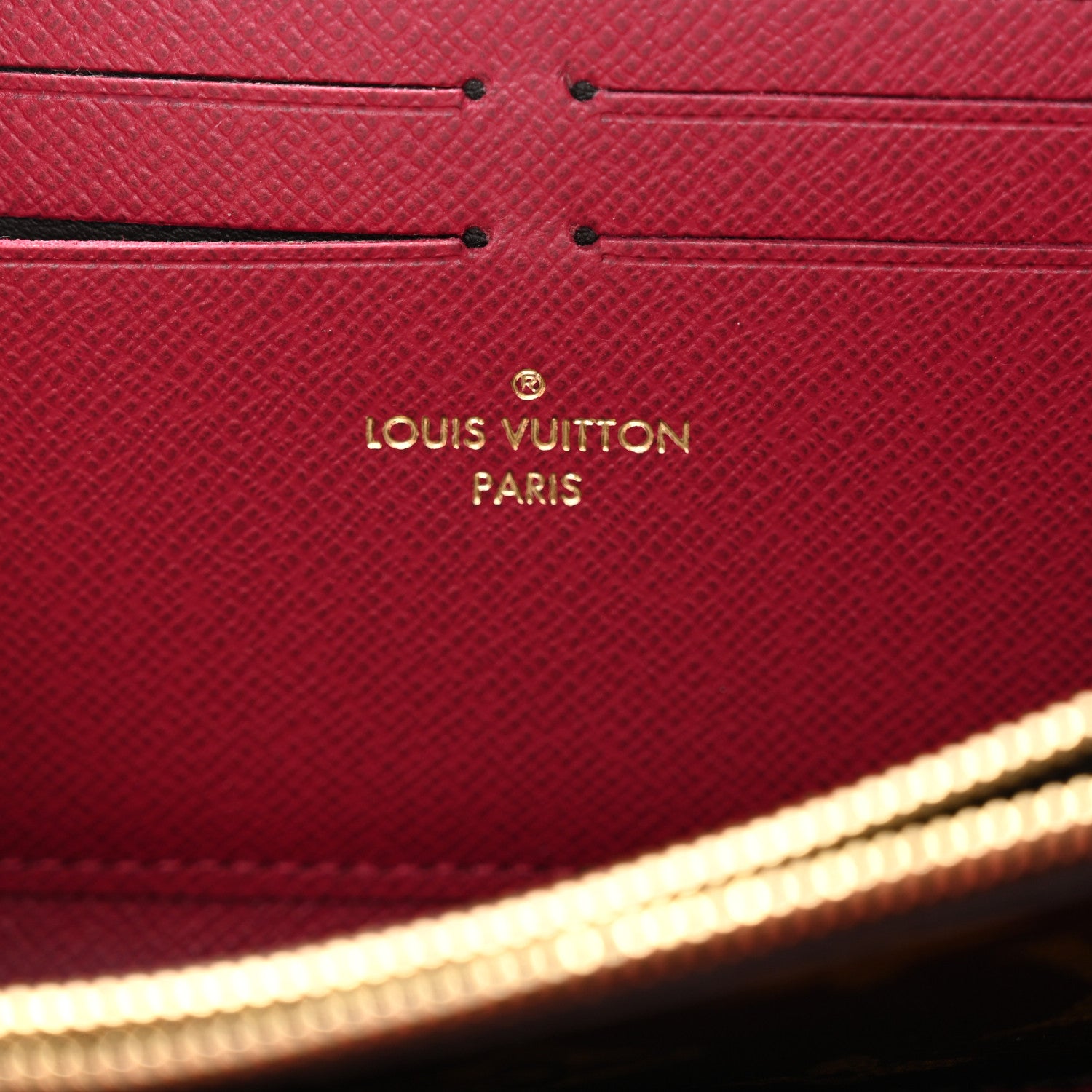 Louis Vuitton Monogram Clemence Wallet Fuchsia 6 of 7