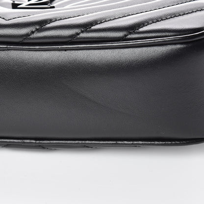Saint Laurent Calfskin Matelasse Monogram Lou Camera Bag Black 11 of 11