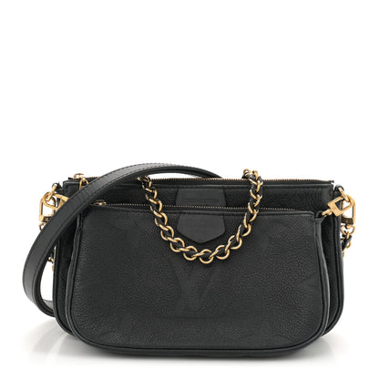 Louis Vuitton Empreinte Monogram Giant Multi Pochette Accessories Black 1 of 11