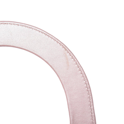 Christian Dior Pearly Lambskin Cannage Medium Lady Dior Lotus 8 of 10