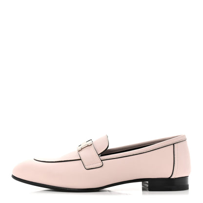 Hermes Calfskin Womens Paris Loafers 39 Rose Petale 1 of 13
