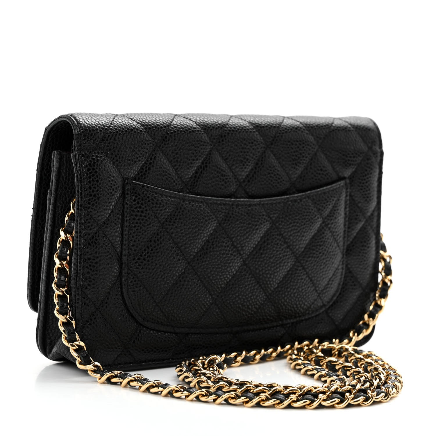 Chanel Caviar Quilted Wallet on Chain WOC Black 3 of 11