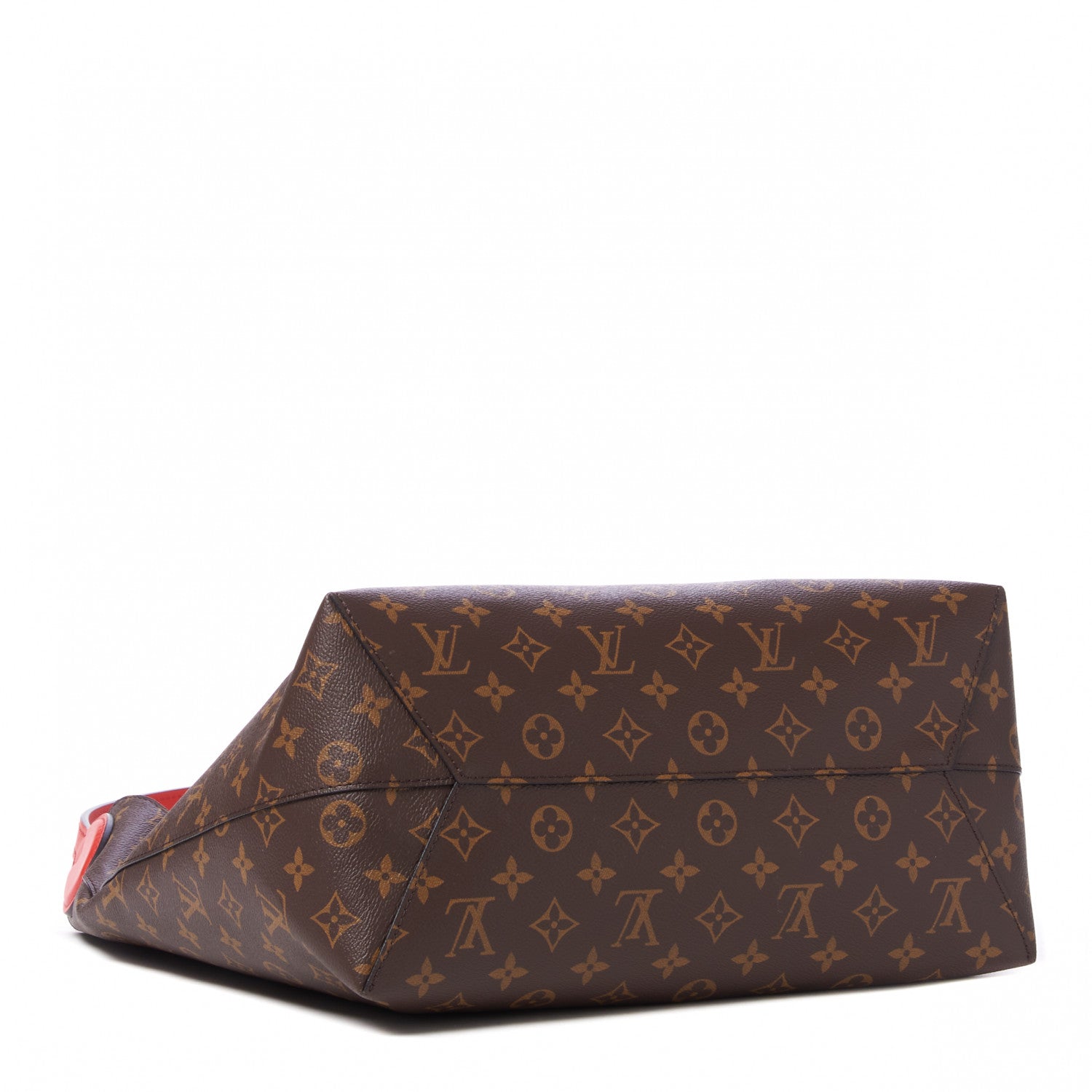Louis Vuitton Monogram Flower Hobo Coquelicot 4 of 10