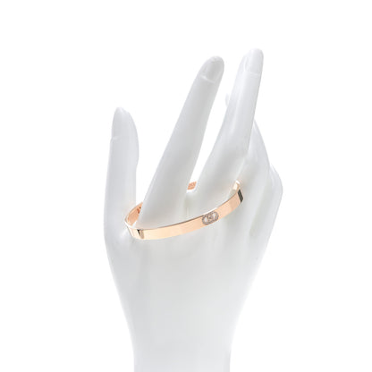 Hermes 18K Rose Gold Diamond PM H D'Ancre Bracelet SH 2 of 6