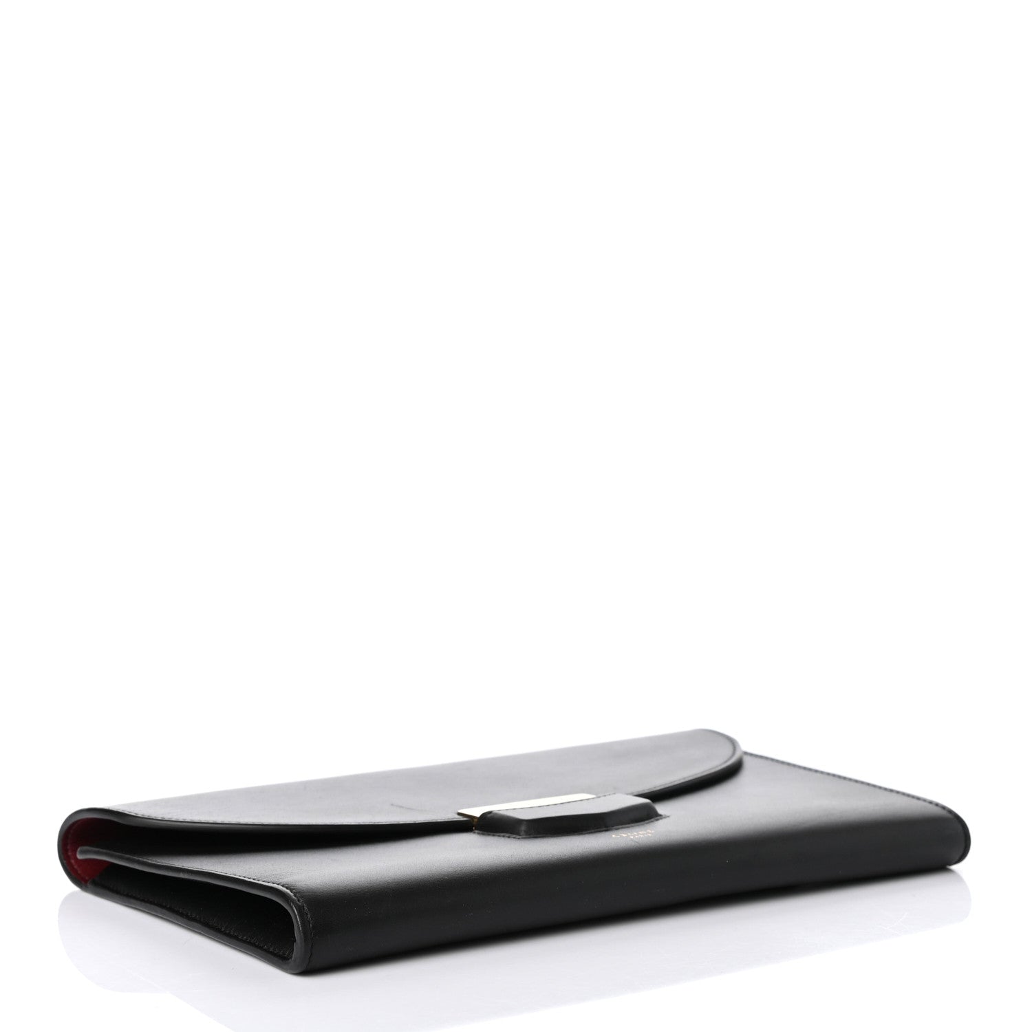 Celine Smooth Calfskin Trotteur Clutch Black 4 of 8