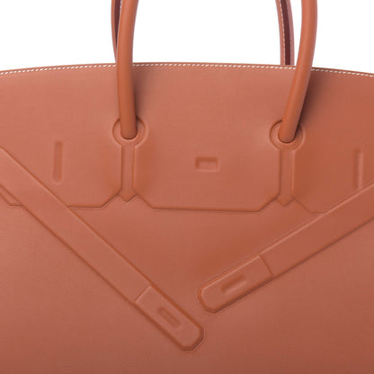 Hermes Swift Birkin Shadow 35 Gold 10 of 14