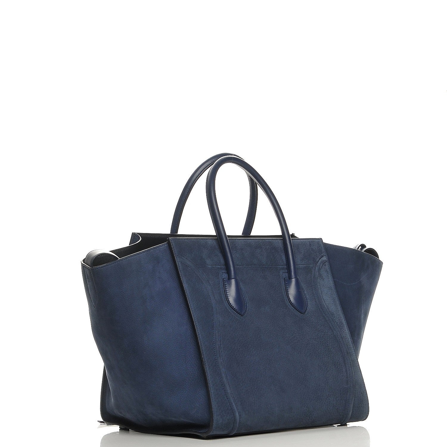 Celine Nubuck Calfskin Medium Phantom Luggage Navy 3 of 8
