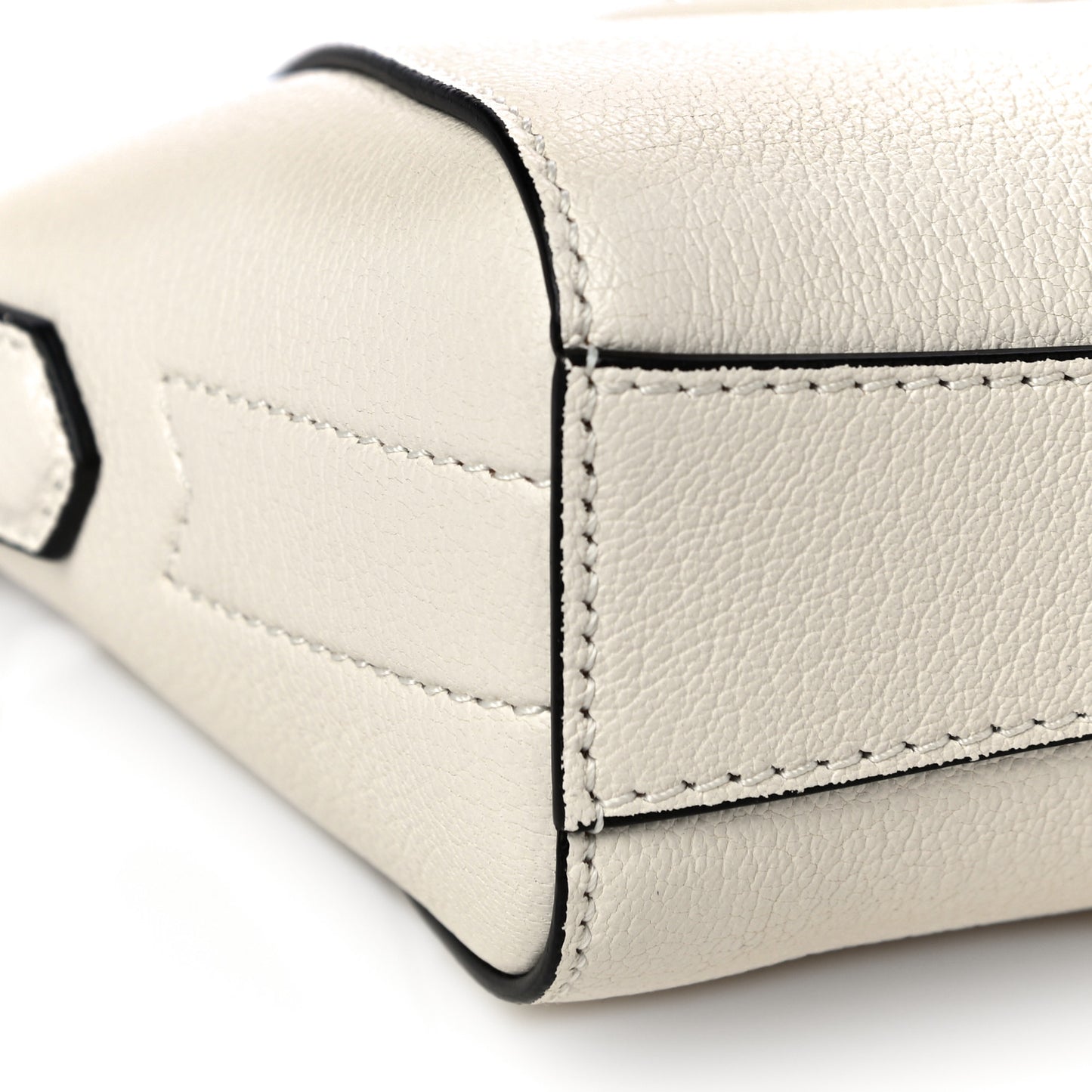 Sugar Goatskin Nano Antigona Ivory