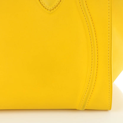 Celine Supple Calfskin Medium Phantom Luggage Sun Yellow 9 of 9