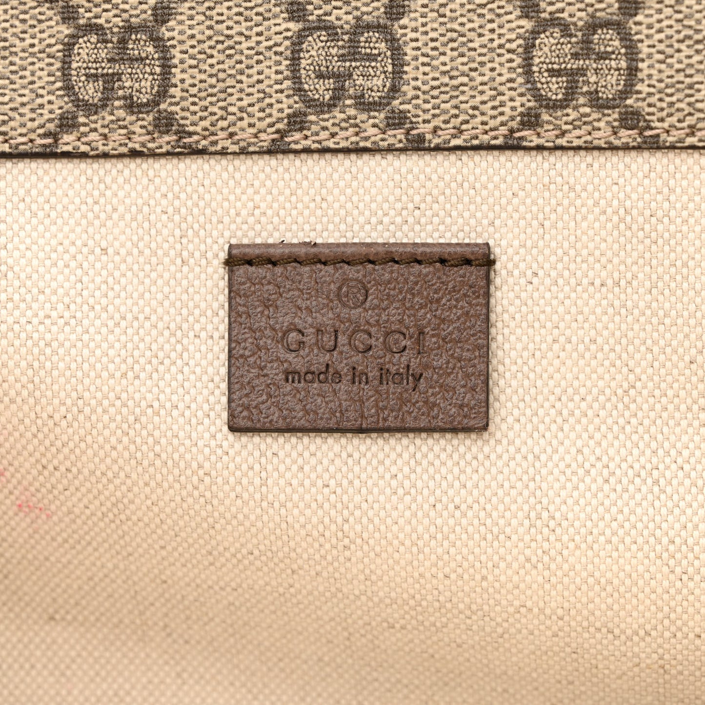 GG Supreme Monogram Web Small Neo Vintage Double Flap Messenger Bag Beige New Acero