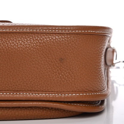 Hermes Taurillon Clemence Evelyne III PM Gold 10 of 10