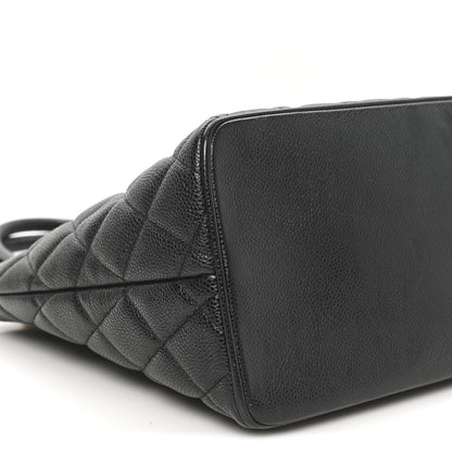 Chanel Caviar Quilted Medallion Tote Black 9 of 10