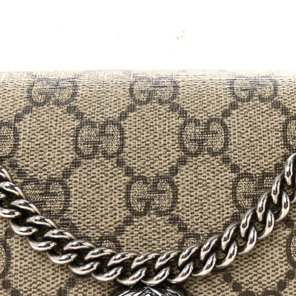 Gucci GG Supreme Monogram Mini Dionysus Chain Wallet 8 of 11