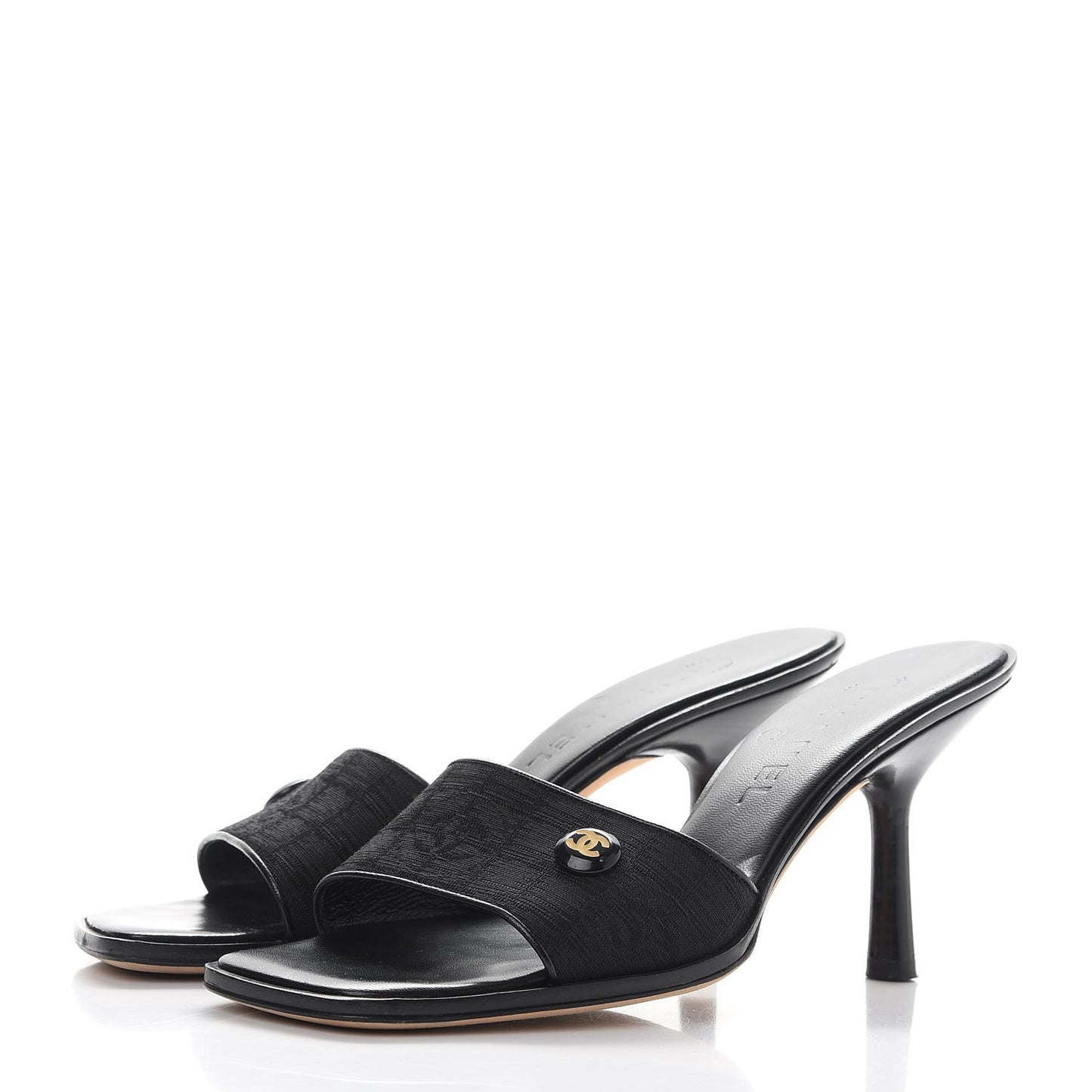 Nylon Travel Ligne CC Mules 37 Black