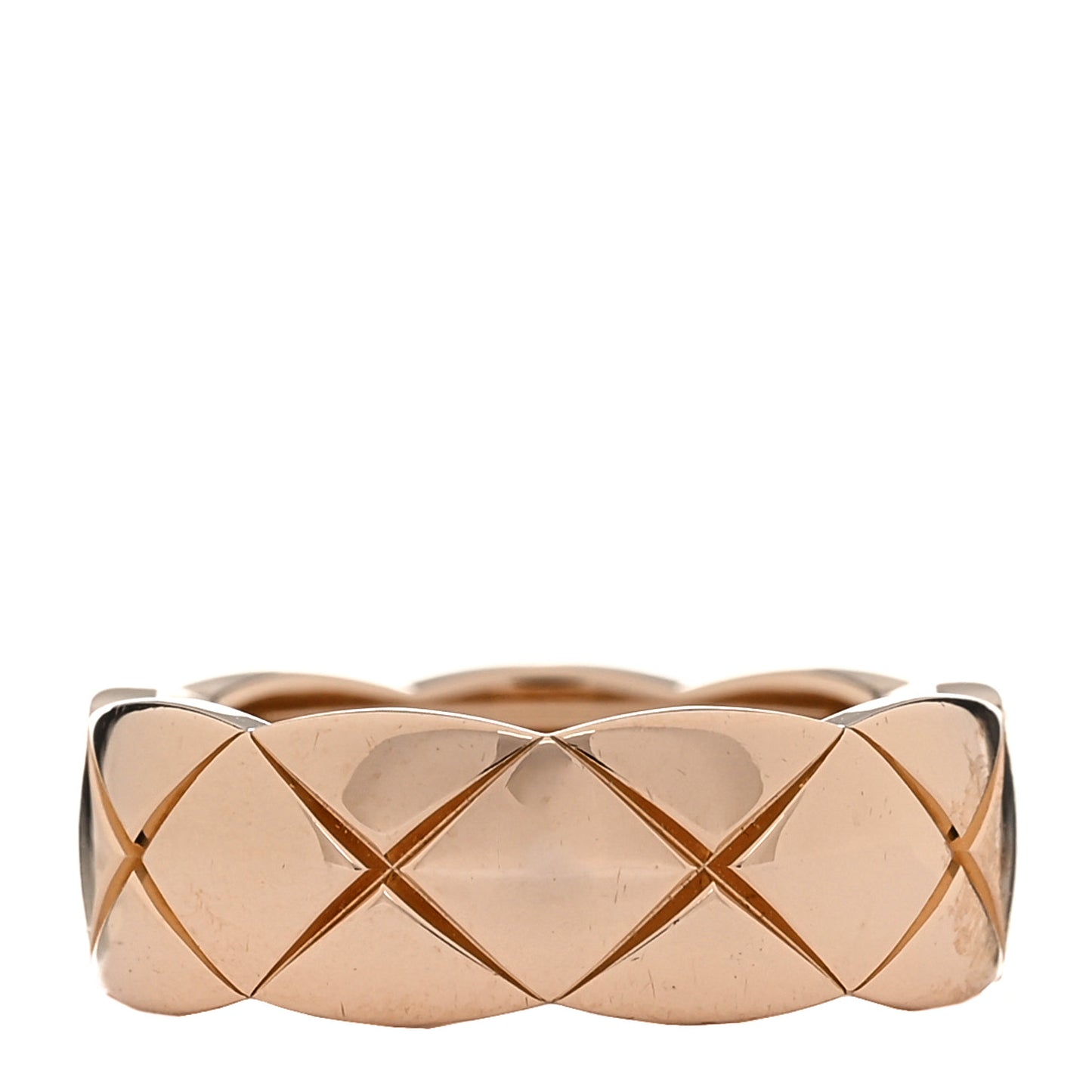 18K Beige Gold Small Coco Crush Ring 51 5.75