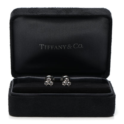 Tiffany Platinum Diamond Aria Earrings 5 of 5