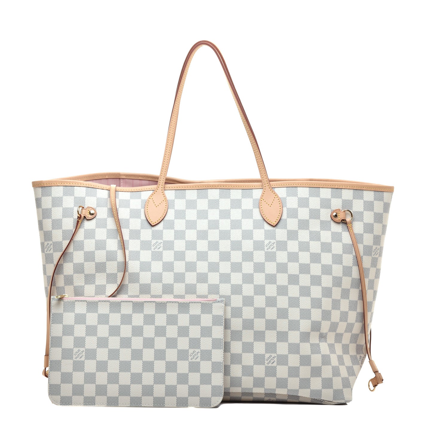 Damier Azur Neo Neverfull GM Rose Ballerine