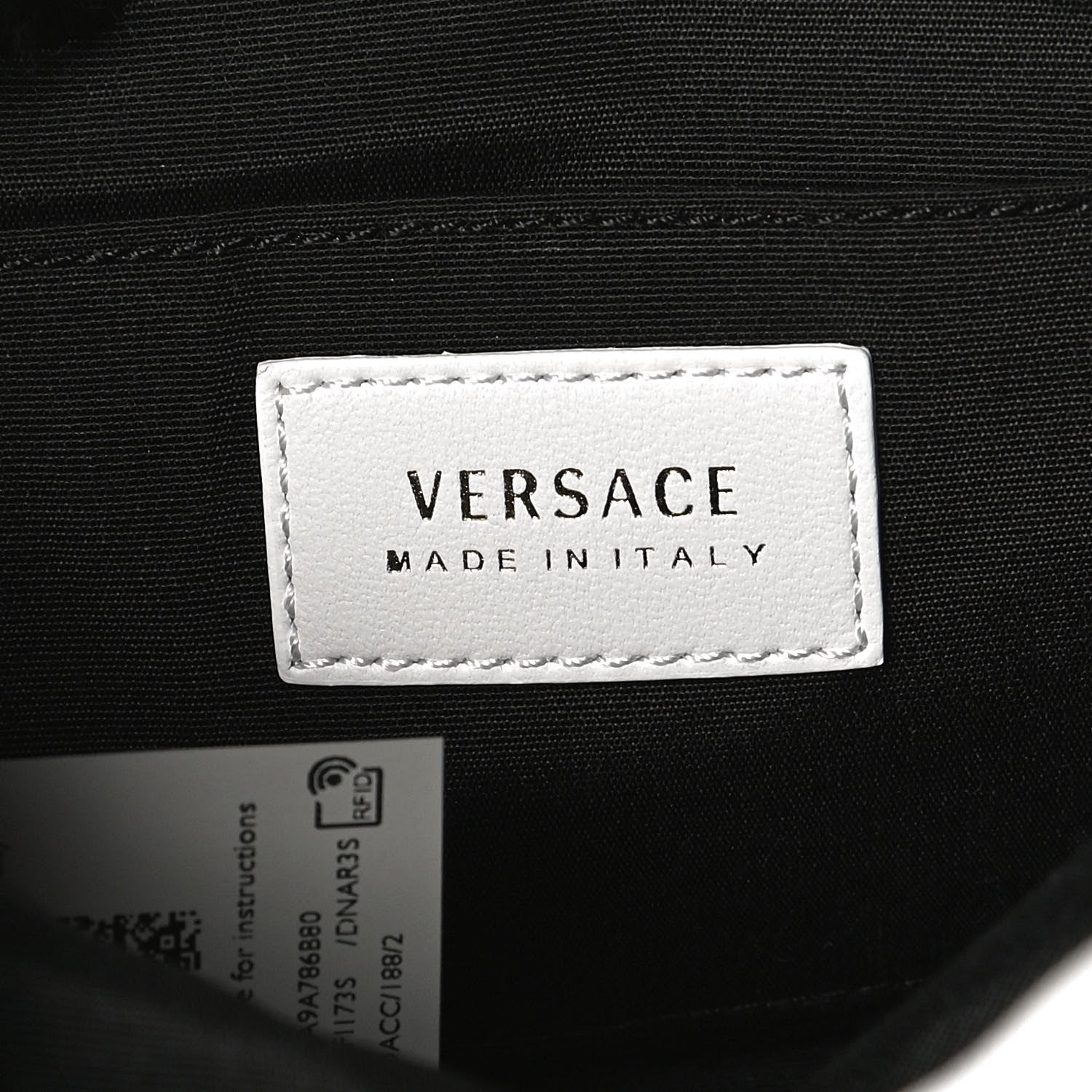 Versace Nappa Quilted Medusa Bucket Bag White 5 of 11