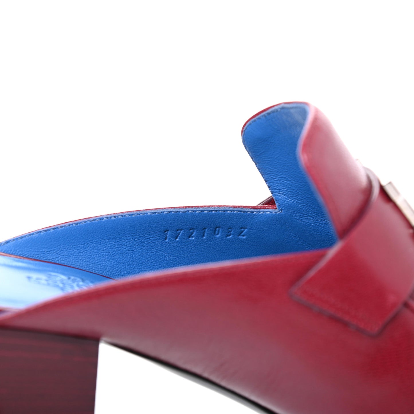 Goatskin Paradis Mules 37.5 Carmin