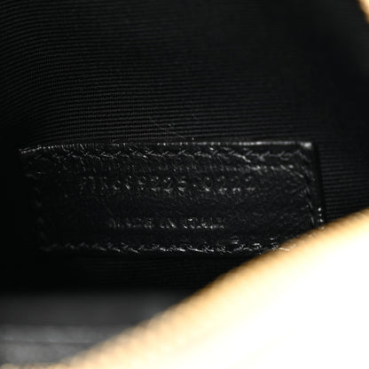 Saint Laurent Calfskin Matelasse Chevron Quilted Baby Round Vinyle Belt Bag Blanc Vintage 7 of 10