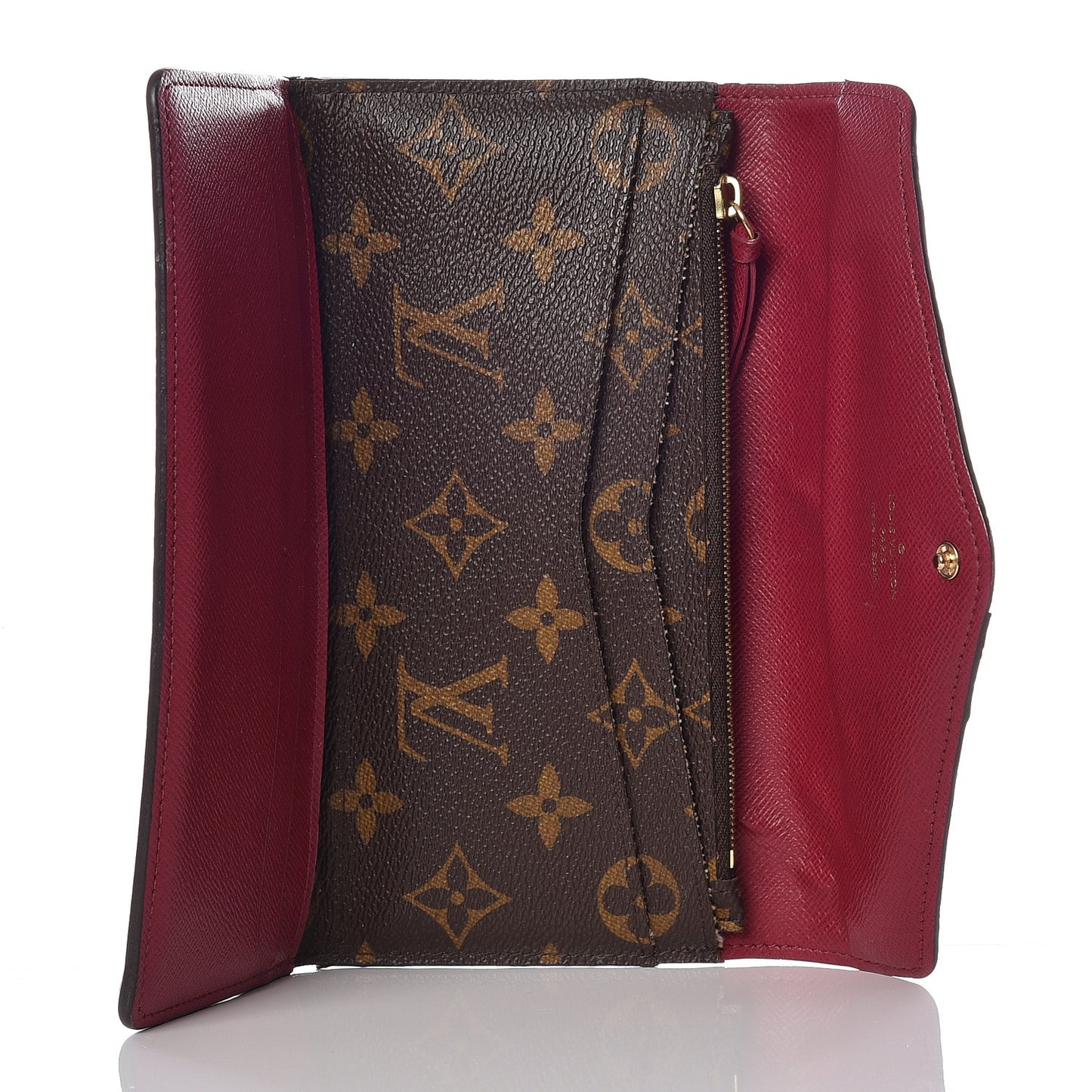 Monogram Josephine Wallet Fuchsia
