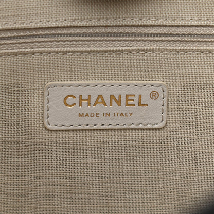 Chanel Mixed Fibers Small Deauville Tote Black 7 of 11