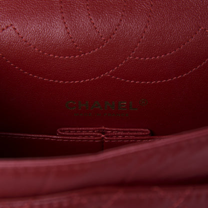 Chanel Aged Calfskin Quilted 2.55 Reissue 225 Flap Red 9 of 11
