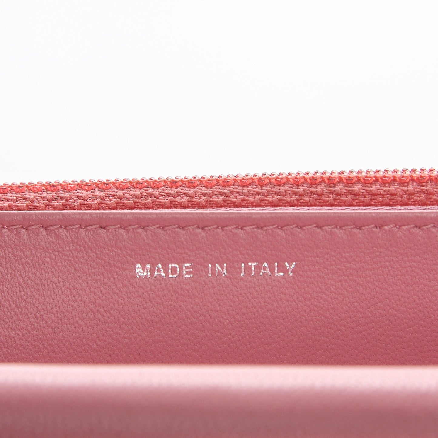Lambskin Camellia Embossed Wallet On Chain WOC Pink