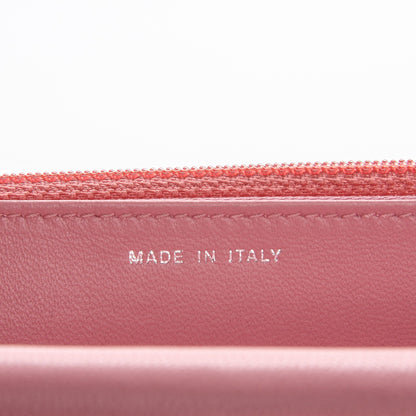 Chanel Lambskin Camellia Embossed Wallet On Chain WOC Pink 7 of 8