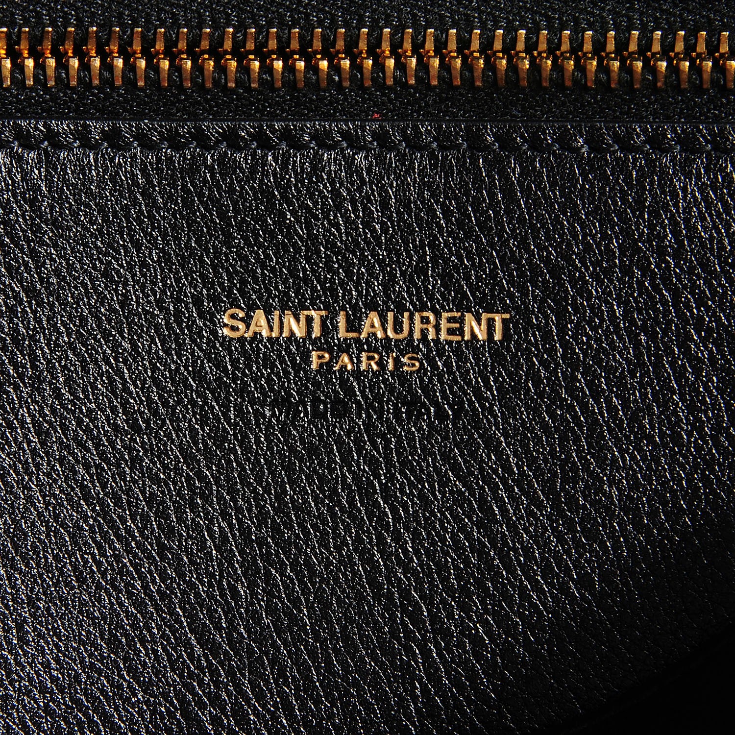Saint Laurent Smooth Calfskin Medium Monogram Cabas Black 7 of 10